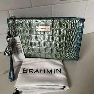 Brahmin Millie wristlet Heaven ombre Melbourne leather